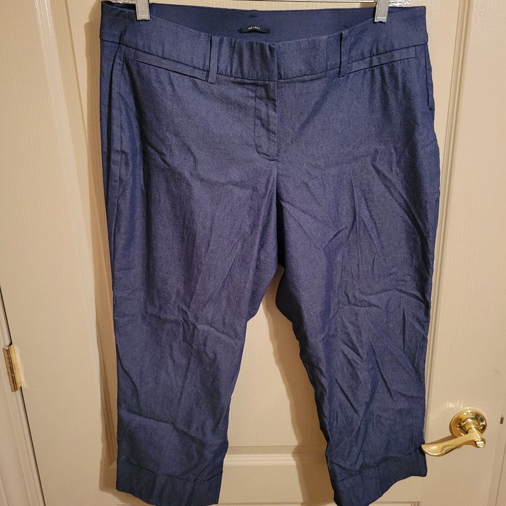 Lane Bryant "The Lena" Capris Navy, SZ 16
